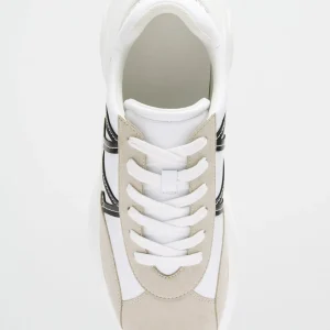Cheap Aje ATHLETICA A.A Logo Sneaker 957 Rice White / White