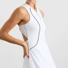 New Aje ATHLETICA Active Tennis Dress White/Black Logo