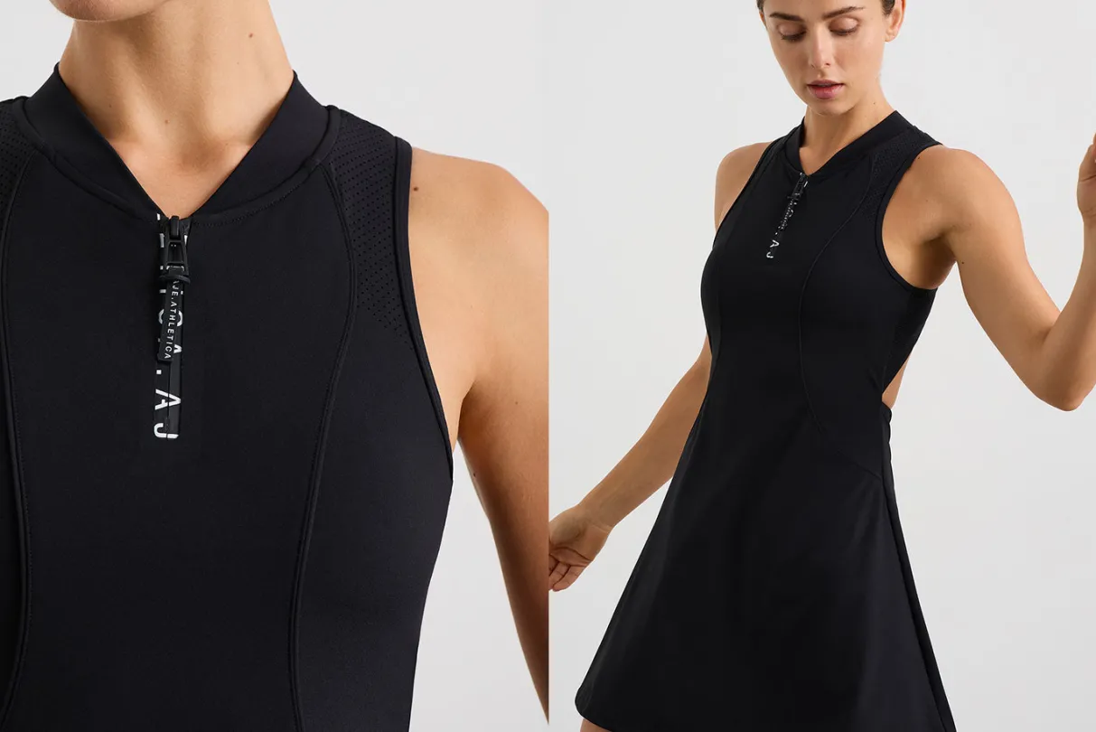 active_tennis_dress_13-1.webp Sale Aje ATHLETICA Active Tennis Dress Black/White Logo