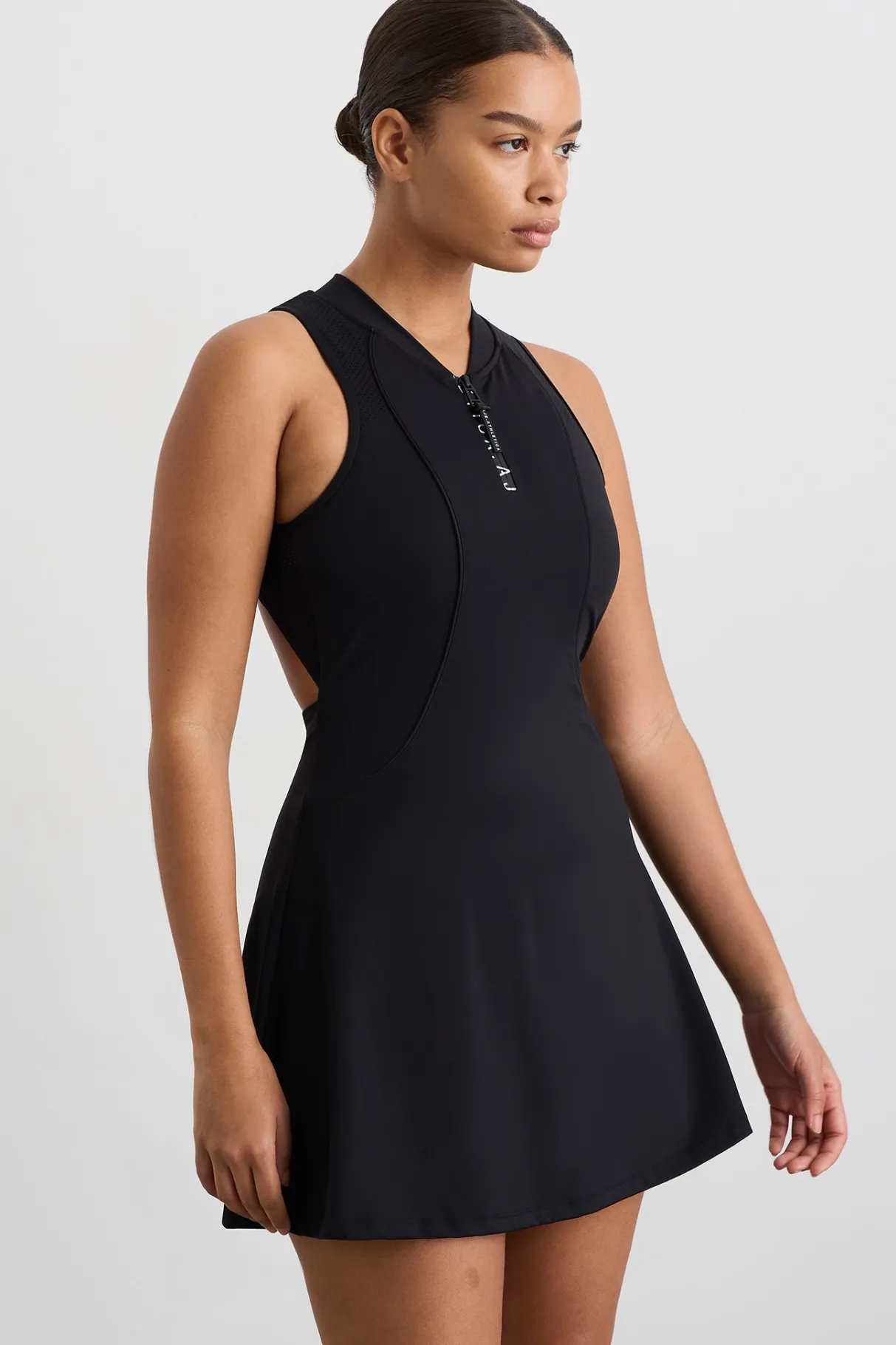active_tennis_dress_5-1.webp Sale Aje ATHLETICA Active Tennis Dress Black/White Logo