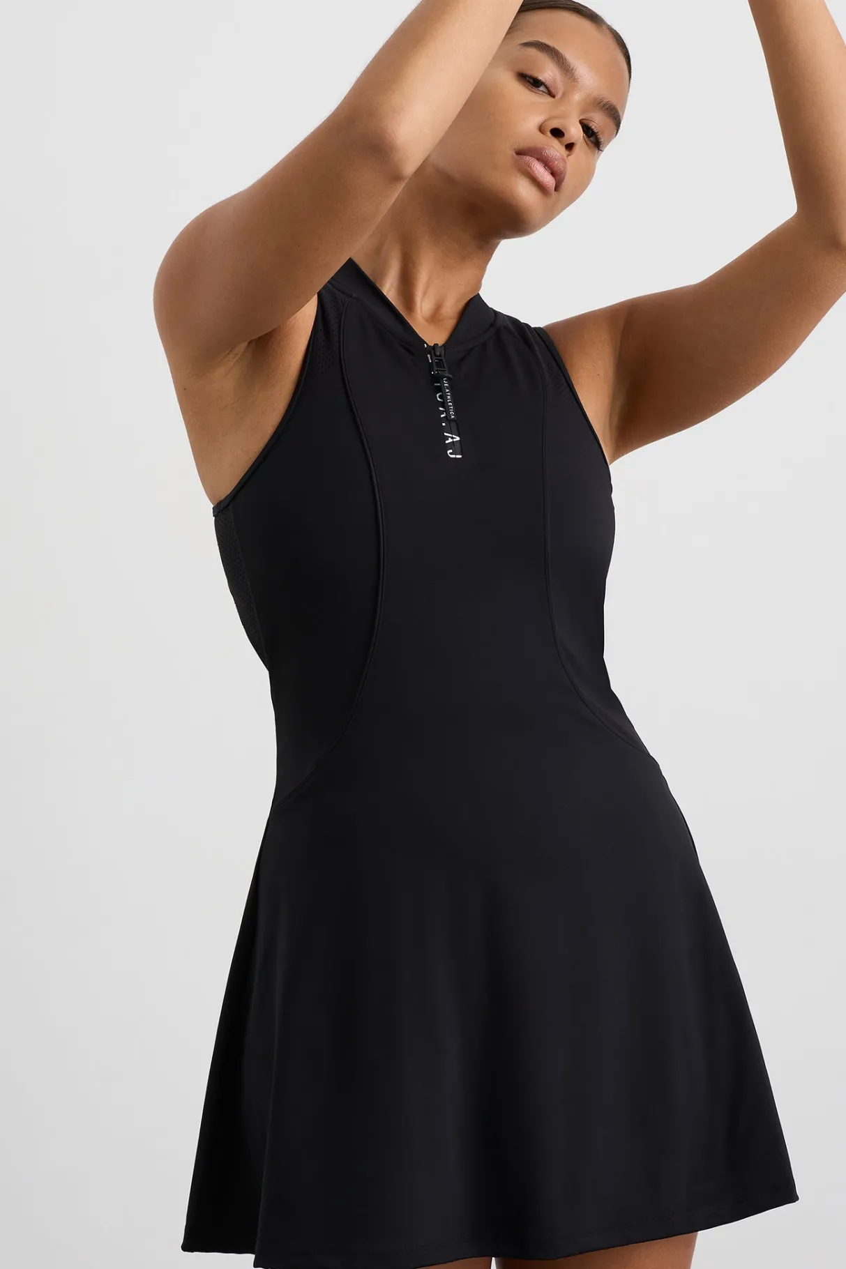 active_tennis_dress_8-1.webp Sale Aje ATHLETICA Active Tennis Dress Black/White Logo