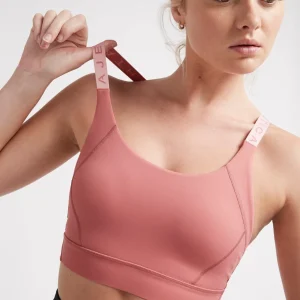 Online Aje ATHLETICA Adjustable Strap Logo Tape Sports Bra 321 Rose Pink/Rose Quartz