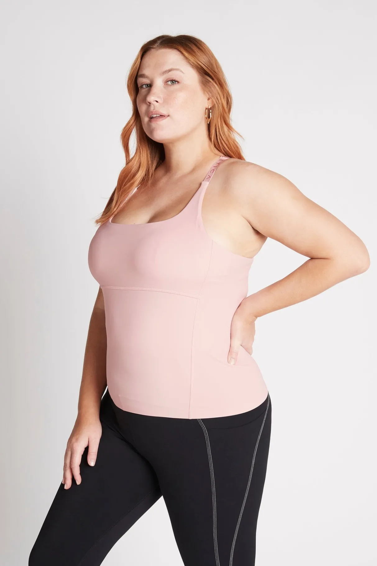 adjustable_strap_racerback_tank__10.webp Best Aje ATHLETICA Adjustable Strap Racerback Tank 117 Rose Quartz