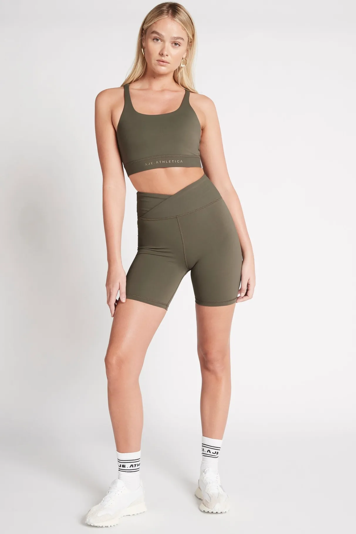 adjustable_strap_ribbed_cross_back_sports_bra__5.webp Hot Aje ATHLETICA Adjustable Strap Ribbed Cross Back Sports Bra 322 Forest Green