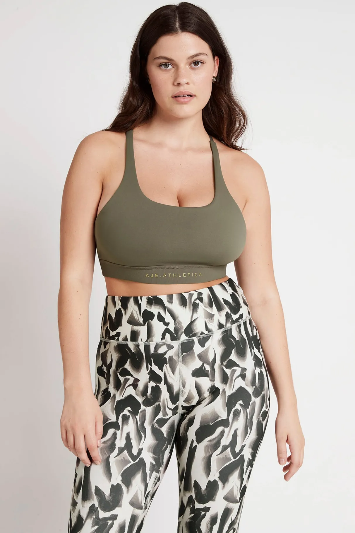 adjustable_strap_ribbed_cross_back_sports_bra__6.webp Hot Aje ATHLETICA Adjustable Strap Ribbed Cross Back Sports Bra 322 Forest Green