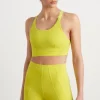 Fashion Aje ATHLETICA Adjustable Strap Sports Bra 321 Citrus Yellow