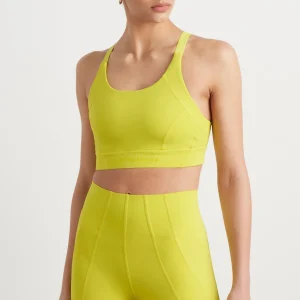 Fashion Aje ATHLETICA Adjustable Strap Sports Bra 321 Citrus Yellow