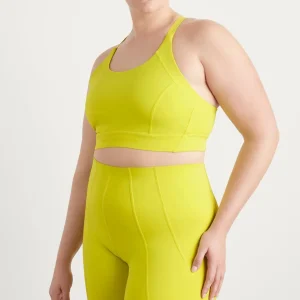 Fashion Aje ATHLETICA Adjustable Strap Sports Bra 321 Citrus Yellow