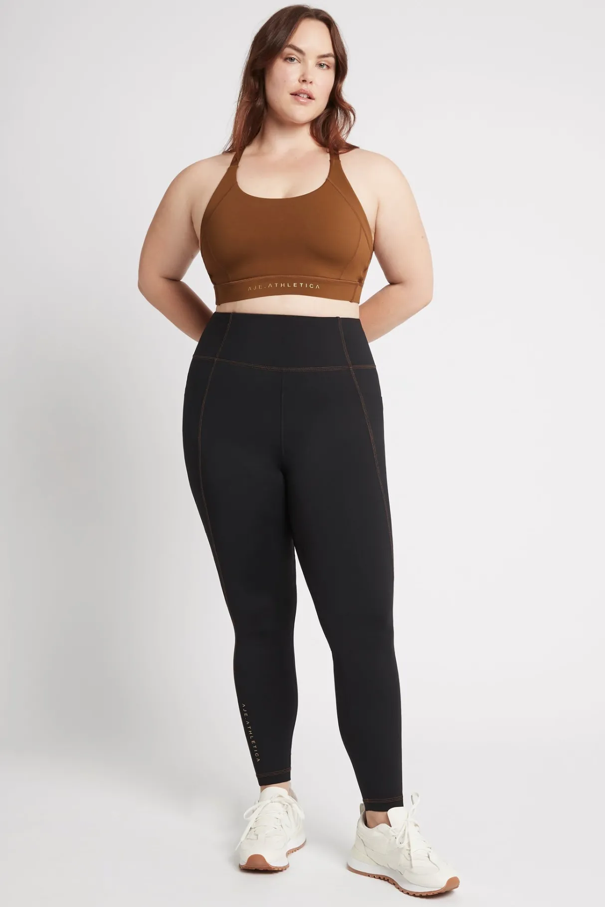 adjustable_strap_sports_bra__13-1.webp Cheap Aje ATHLETICA Adjustable Strap Sports Bra 321 Coffee/Gold