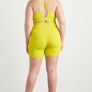 Fashion Aje ATHLETICA Adjustable Strap Sports Bra 321 Citrus Yellow