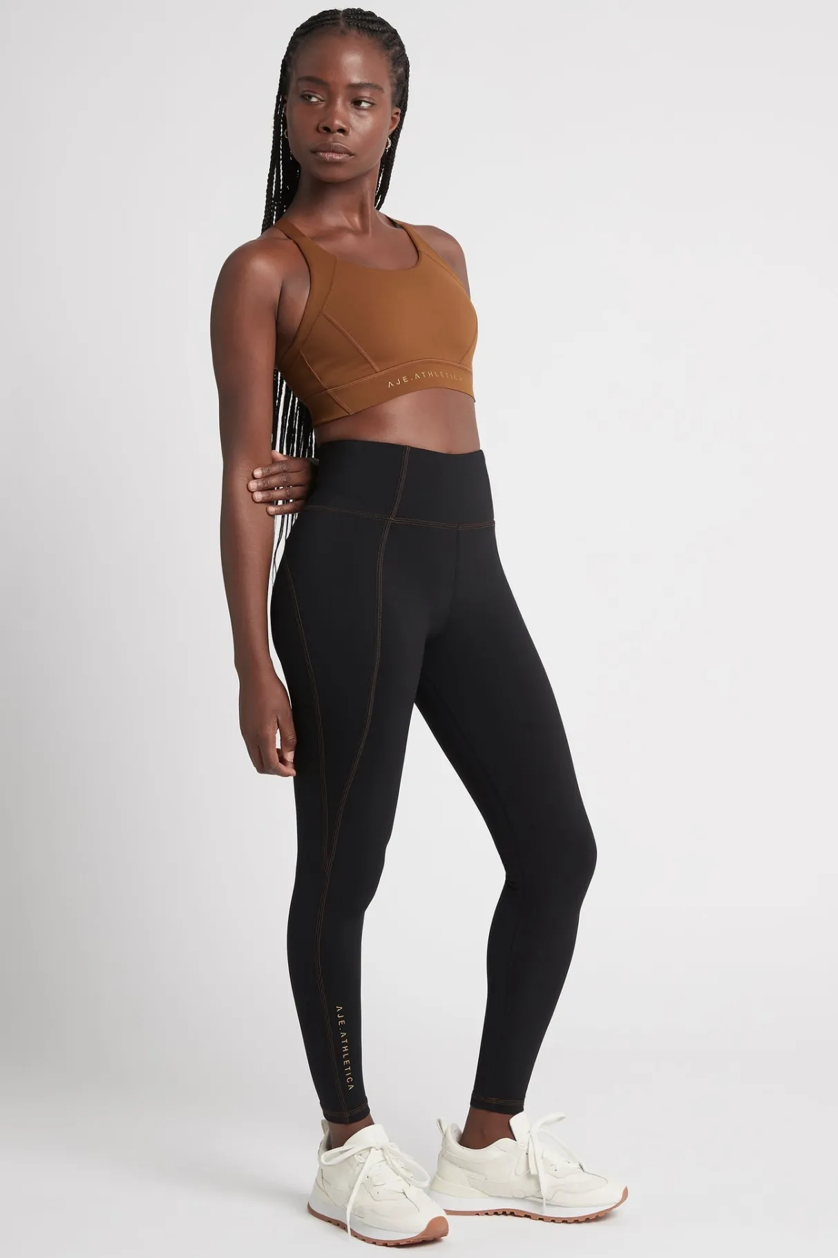 adjustable_strap_sports_bra__4-1.webp Cheap Aje ATHLETICA Adjustable Strap Sports Bra 321 Coffee/Gold