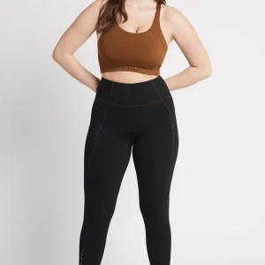 Cheap Aje ATHLETICA Adjustable Strap Sports Bra 321 Coffee/Gold