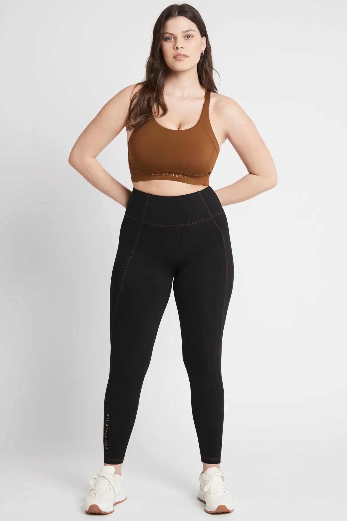 adjustable_strap_sports_bra__8-1.webp Cheap Aje ATHLETICA Adjustable Strap Sports Bra 321 Coffee/Gold