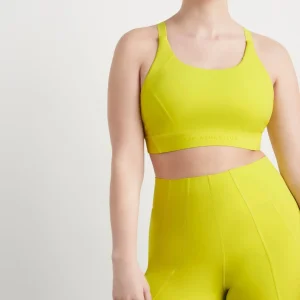 Fashion Aje ATHLETICA Adjustable Strap Sports Bra 321 Citrus Yellow