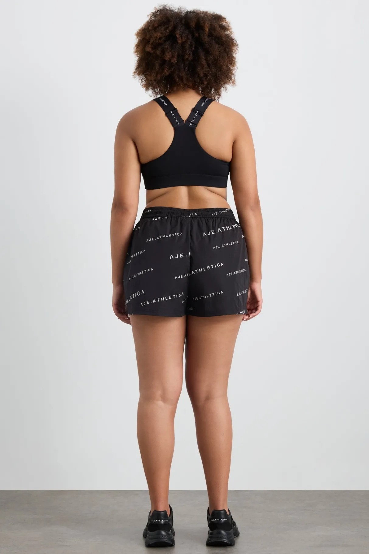 all_over_logo_spray_short__12-1.webp Clearance Aje ATHLETICA All Over Logo Spray Short 616 Black/White