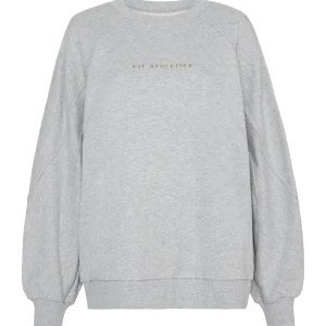 Flash Sale Aje ATHLETICA All Rounder Logo Crew Jumper 410 Grey Marle