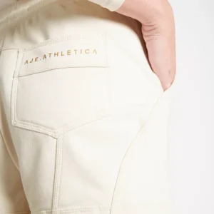 Hot Aje ATHLETICA All Rounder Sweat Shorts 616 Light Ivory