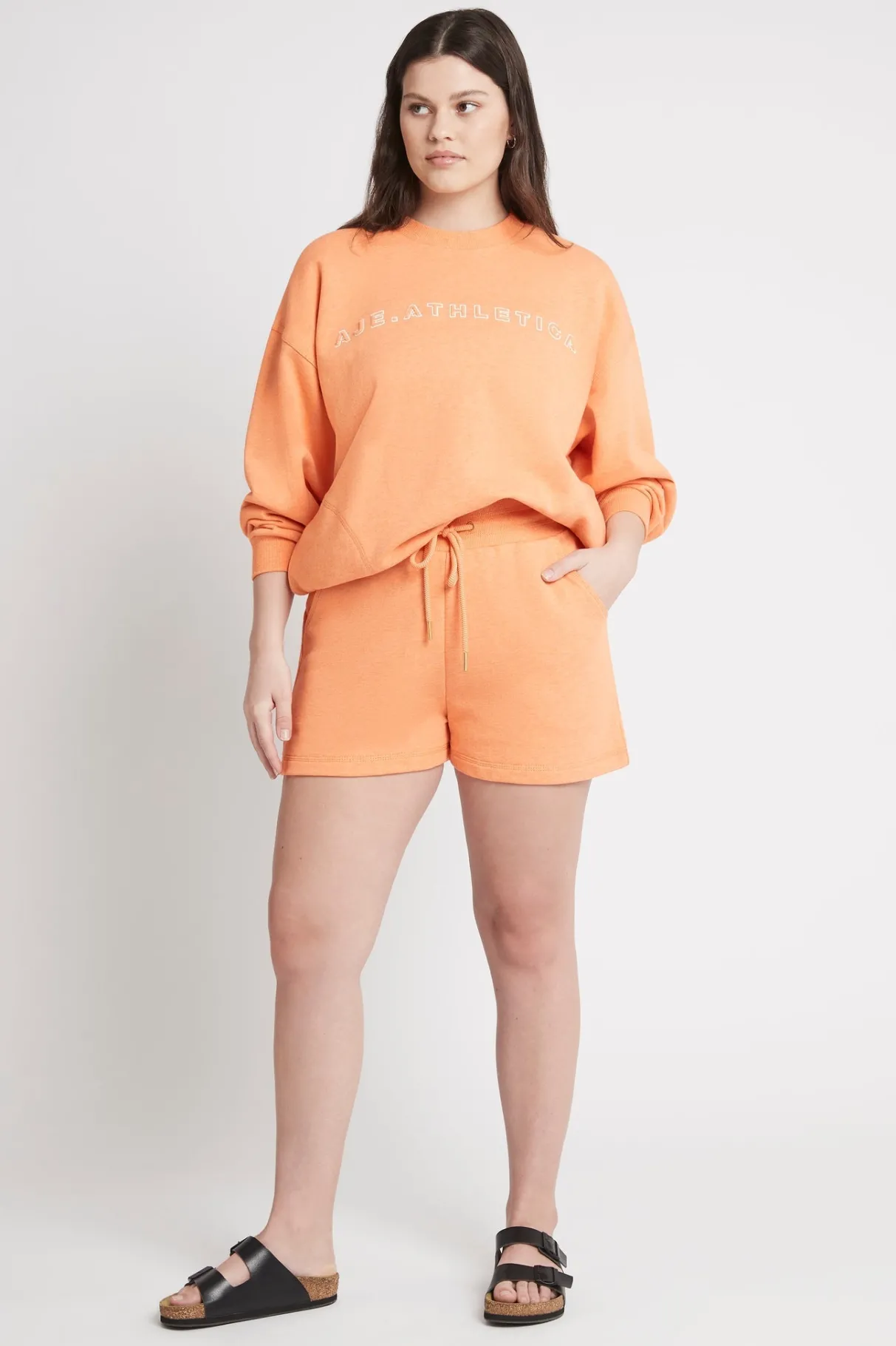 all_rounder_sweat_shorts__9-1.webp Store Aje ATHLETICA All Rounder Sweat Shorts 616 Orange Marle