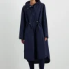 Fashion Aje ATHLETICA Anorak Spray Coat 766 Galaxy Blue