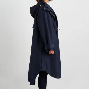 Fashion Aje ATHLETICA Anorak Spray Coat 766 Galaxy Blue