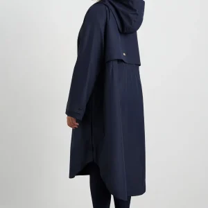 Fashion Aje ATHLETICA Anorak Spray Coat 766 Galaxy Blue