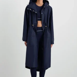 Fashion Aje ATHLETICA Anorak Spray Coat 766 Galaxy Blue