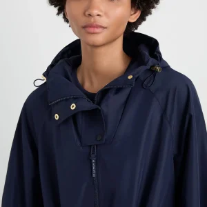Fashion Aje ATHLETICA Anorak Spray Coat 766 Galaxy Blue