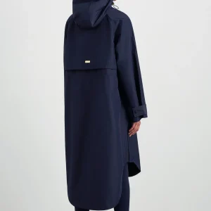 Fashion Aje ATHLETICA Anorak Spray Coat 766 Galaxy Blue