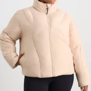 Cheap Aje ATHLETICA Asymmetric Panel Puffer 756 Light Blush
