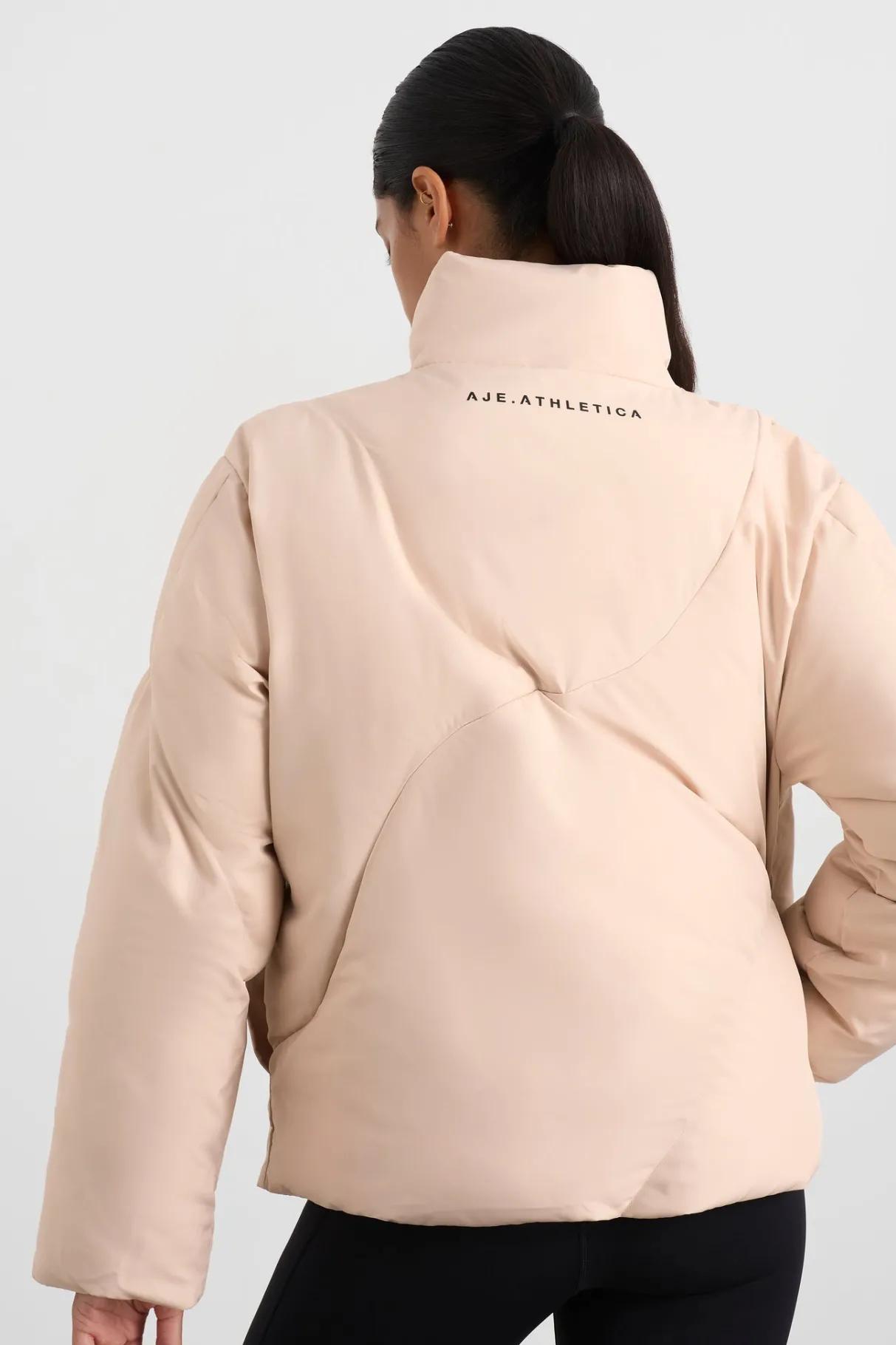 asymmetric_panel_puffer__4.webp Cheap Aje ATHLETICA Asymmetric Panel Puffer 756 Light Blush
