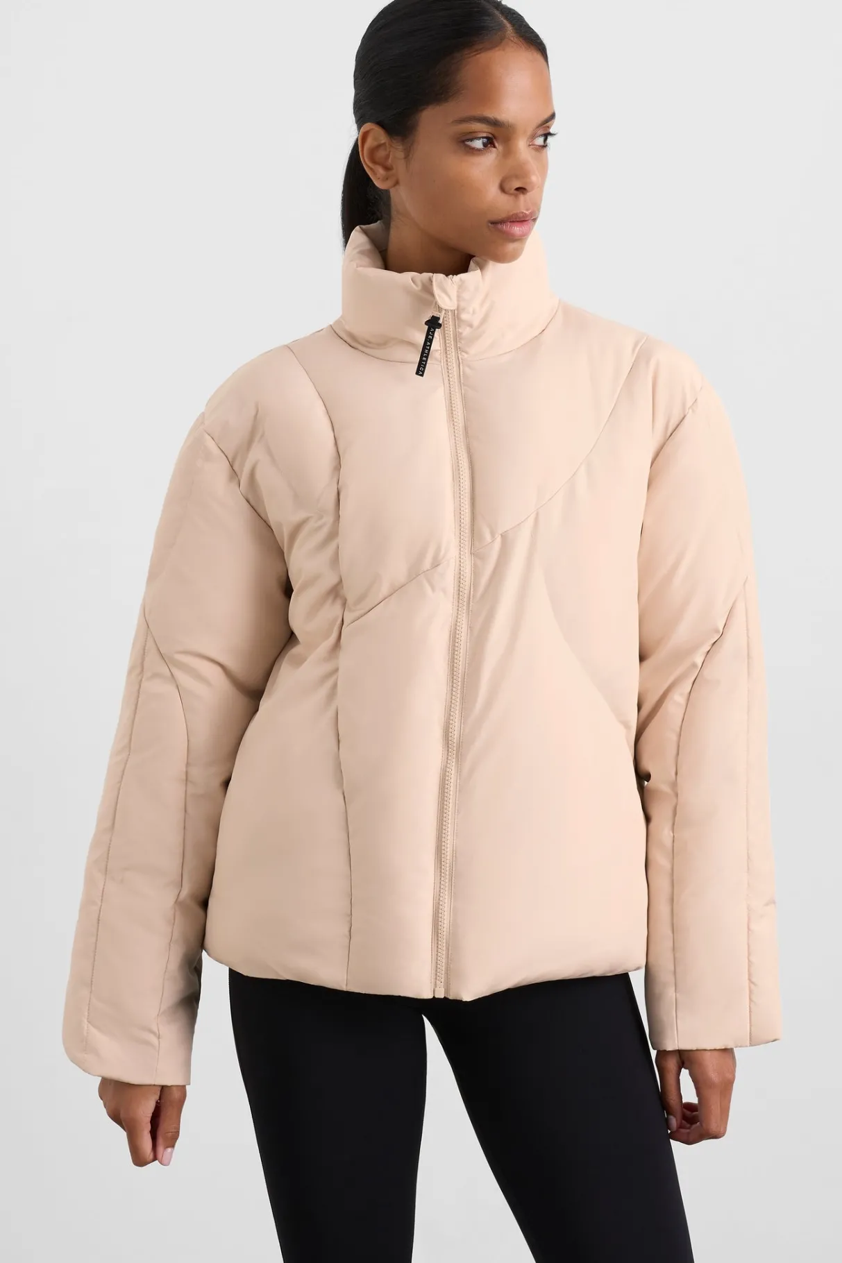 asymmetric_panel_puffer__5.webp Cheap Aje ATHLETICA Asymmetric Panel Puffer 756 Light Blush