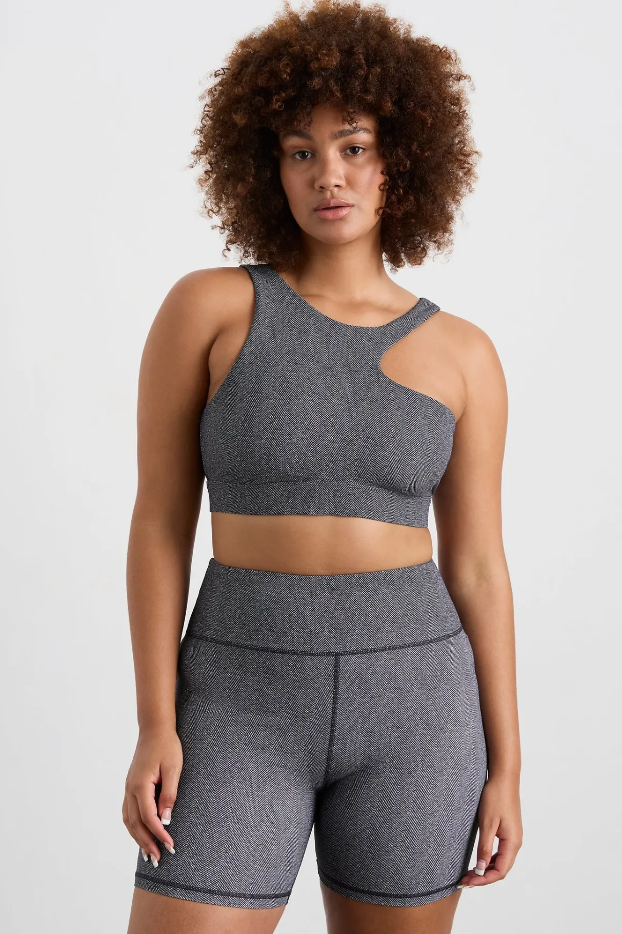 asymmetric_racer_sports_bra__10.webp Store Aje ATHLETICA Asymmetric Racer Sports Bra 382 Herringbone Print