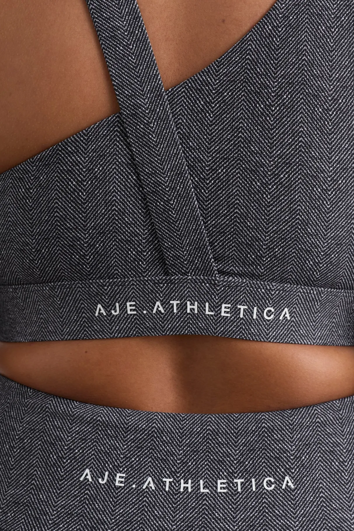 asymmetric_racer_sports_bra__8.webp Store Aje ATHLETICA Asymmetric Racer Sports Bra 382 Herringbone Print