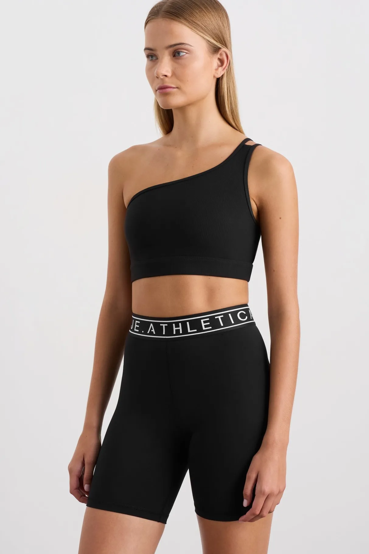asymmetric_ribbed_crop_top__0.webp Sale Aje ATHLETICA Asymmetric Ribbed Crop Top 386 Black