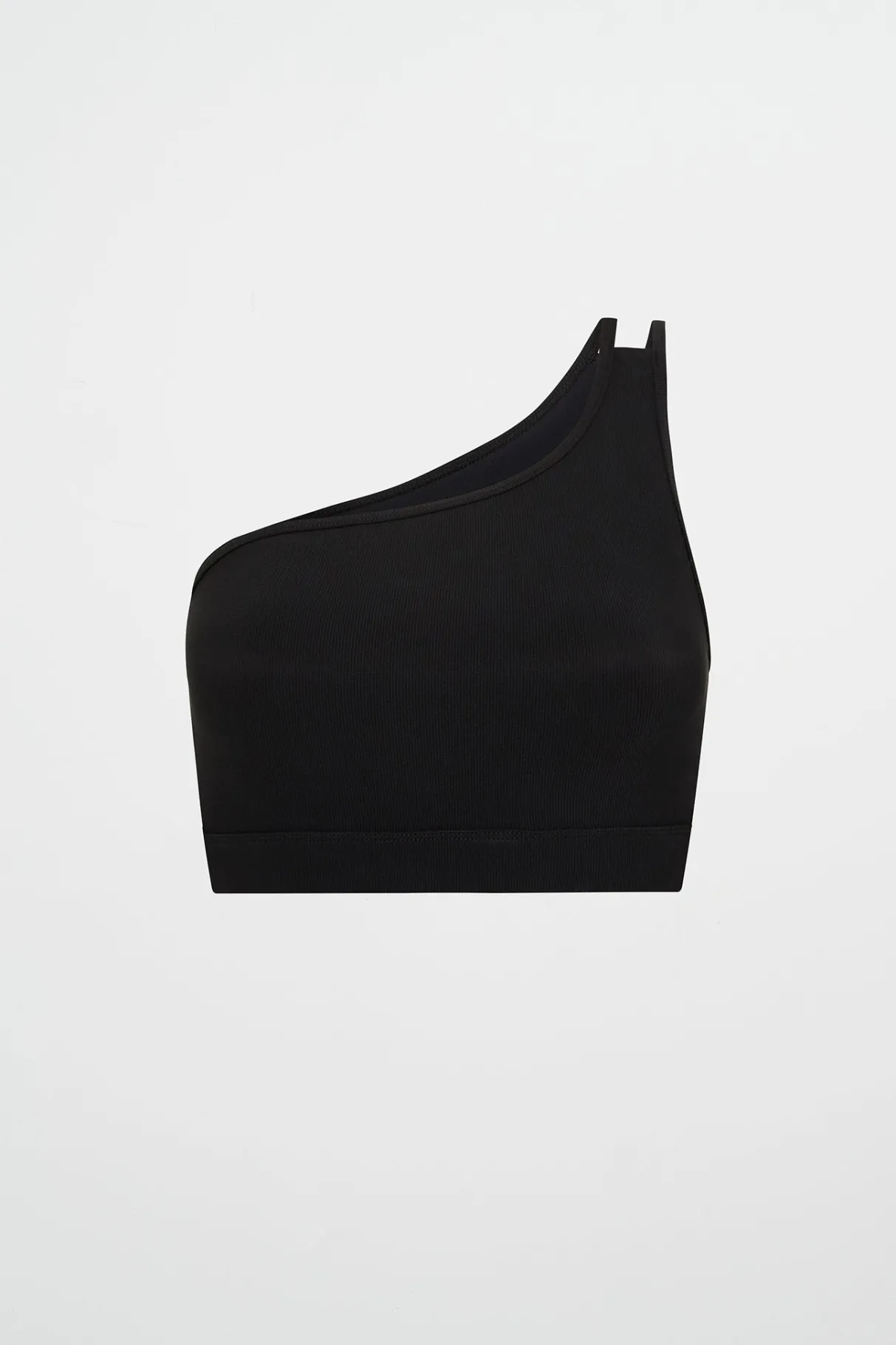 asymmetric_ribbed_crop_top__1.webp Sale Aje ATHLETICA Asymmetric Ribbed Crop Top 386 Black