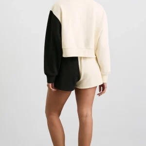 Cheap Aje ATHLETICA Batwing Crew Neck 426 Limestone Beige Black