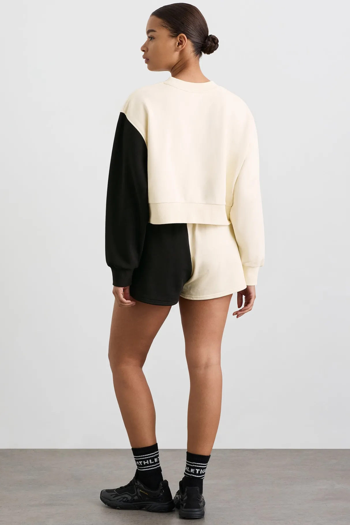 batwing_crew_neck__10.webp Cheap Aje ATHLETICA Batwing Crew Neck 426 Limestone Beige Black