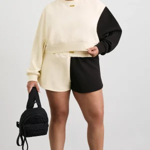 Cheap Aje ATHLETICA Batwing Crew Neck 426 Limestone Beige Black