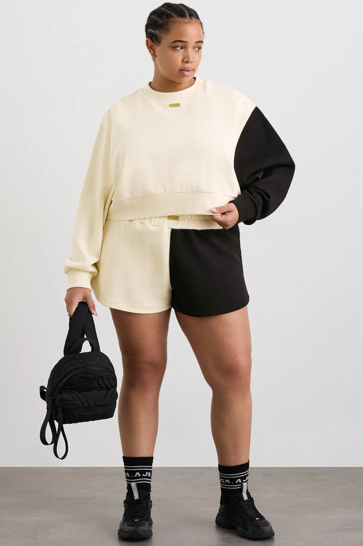 batwing_crew_neck__12.webp Cheap Aje ATHLETICA Batwing Crew Neck 426 Limestone Beige Black