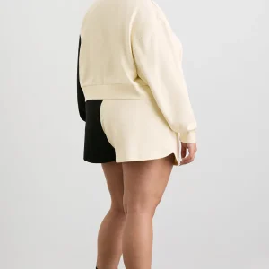 Cheap Aje ATHLETICA Batwing Crew Neck 426 Limestone Beige Black