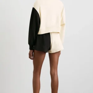 Cheap Aje ATHLETICA Batwing Crew Neck 426 Limestone Beige Black