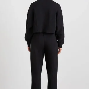 Outlet Aje ATHLETICA Batwing Crop Crew Jumper 413 Black