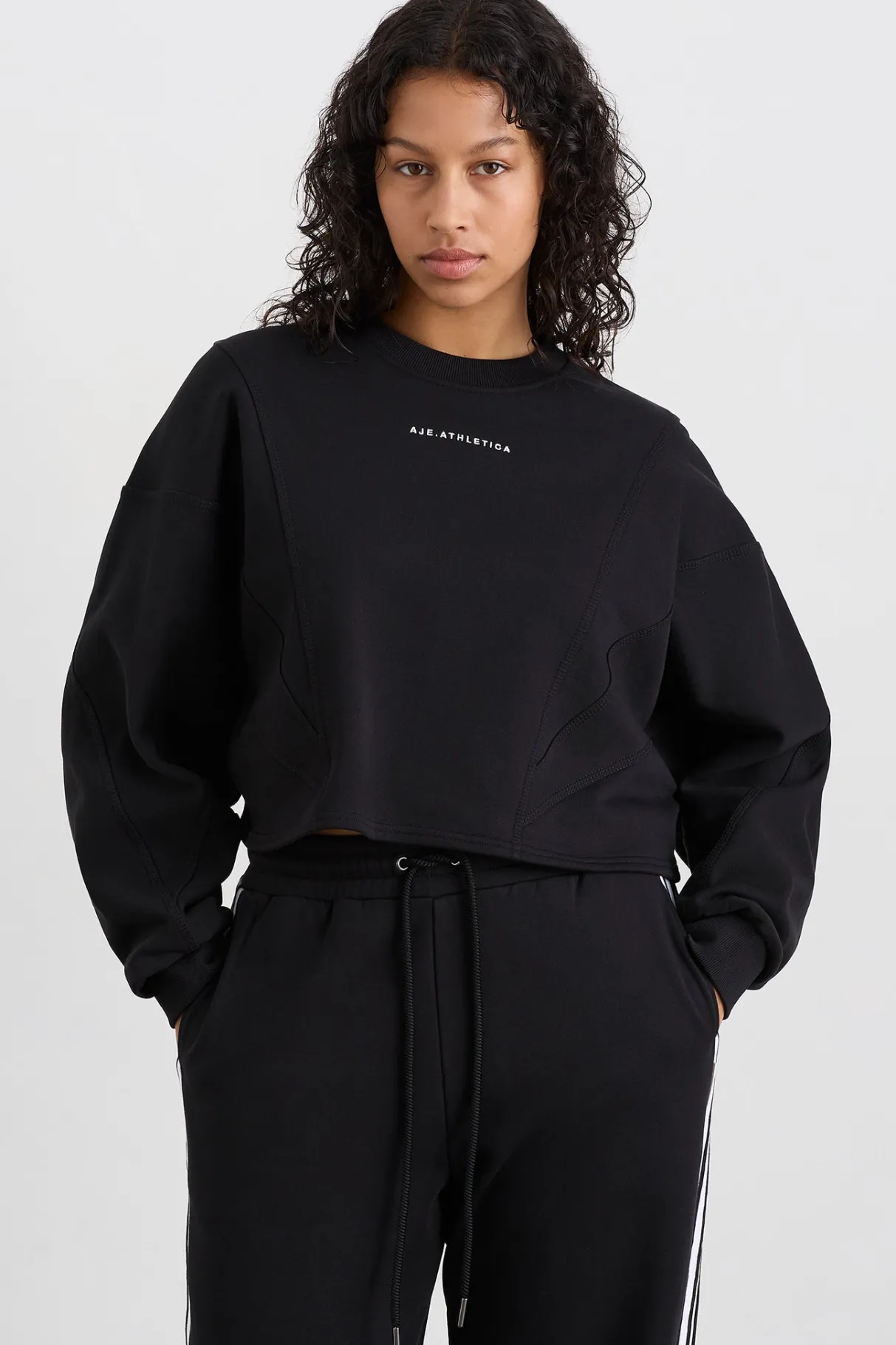 batwing_crop_crew_jumper__5.webp Outlet Aje ATHLETICA Batwing Crop Crew Jumper 413 Black