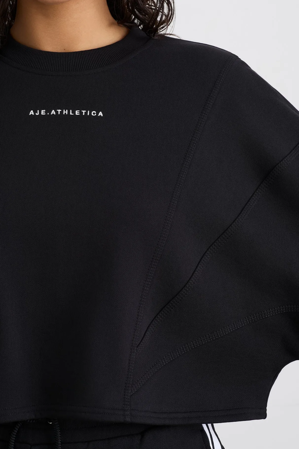 batwing_crop_crew_jumper__7.webp Outlet Aje ATHLETICA Batwing Crop Crew Jumper 413 Black