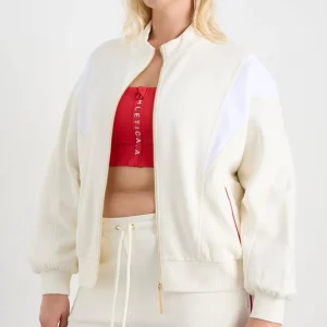 Sale Aje ATHLETICA Batwing Track Jacket 725 Ecru