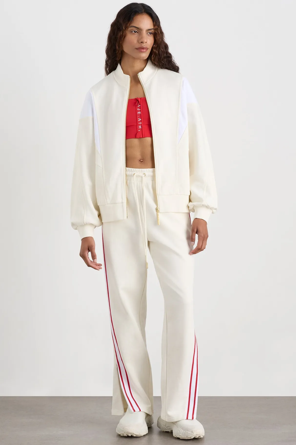 batwing_track_jacket__2.webp Sale Aje ATHLETICA Batwing Track Jacket 725 Ecru