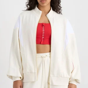Sale Aje ATHLETICA Batwing Track Jacket 725 Ecru