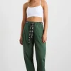 Fashion Aje ATHLETICA Belted Windbreak Pant 502 Pine Green