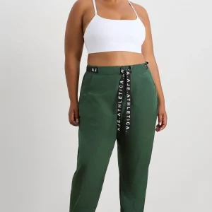 Fashion Aje ATHLETICA Belted Windbreak Pant 502 Pine Green