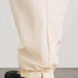 Shop Aje ATHLETICA Belted Windbreak Pant 502 Limestone Beige Black